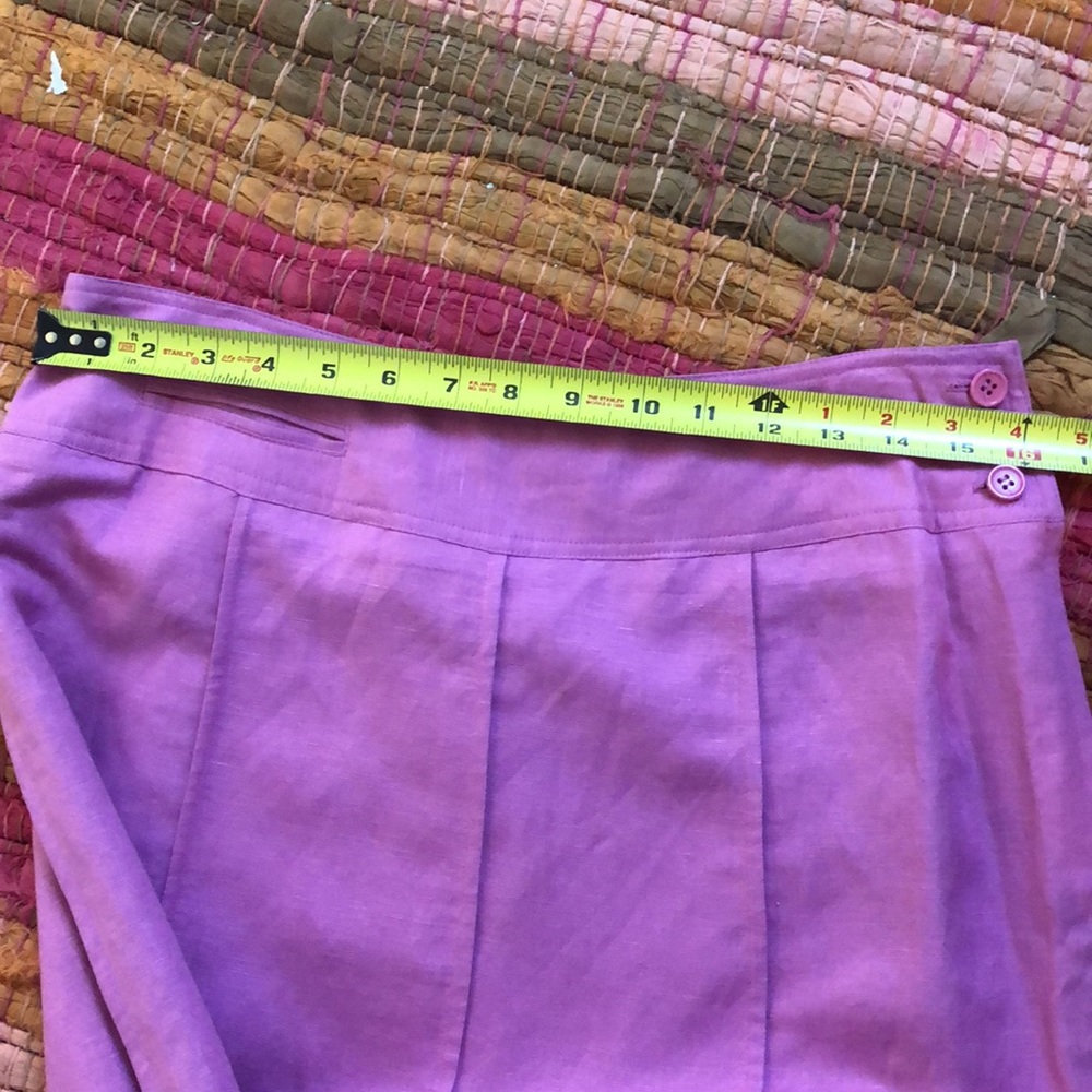 Linen blend skirt - Picture 8 of 10